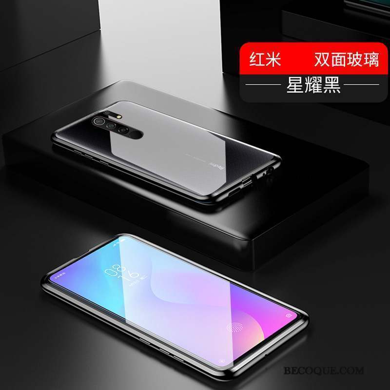 Redmi 9 Housse Coque De Téléphone Étui Transparent Magnétisme Incassable