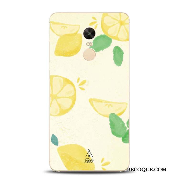 Redmi Note 4x Pastèque Support Coque Silicone Gaufrage Rouge