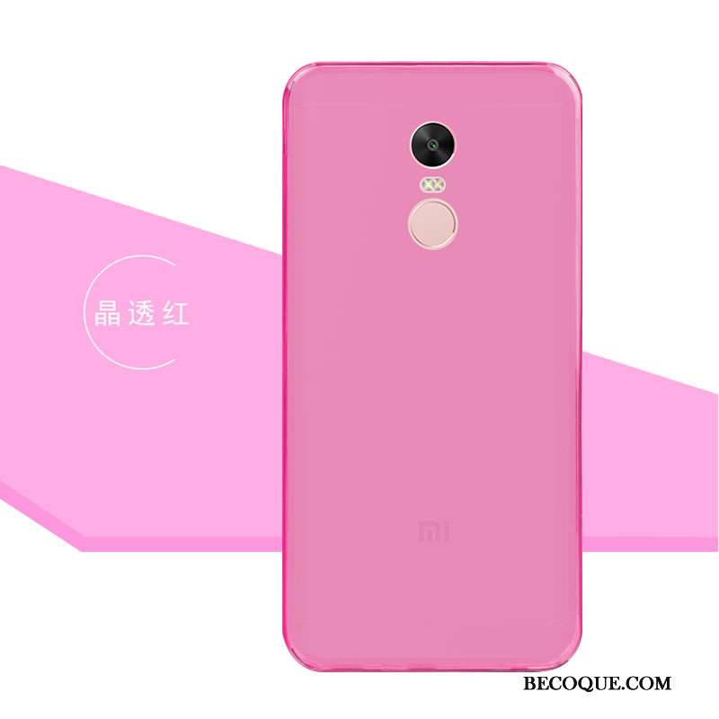 Redmi Note 5 Protection Rose Étui Coque Incassable Couleur