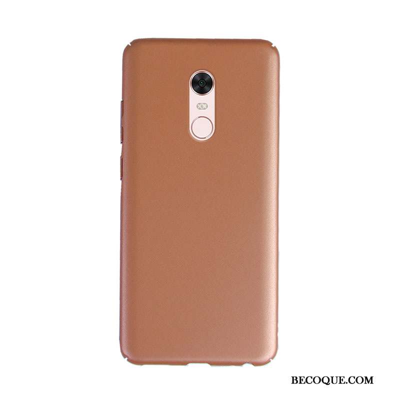 Redmi Note 5 Étui Couleur Or Protection Coque Difficile