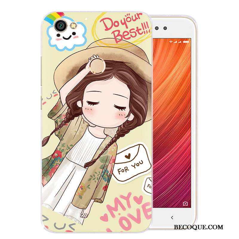 Redmi Note 5a Coque Étui Dessin Animé Téléphone Portable Haute Vert Rouge