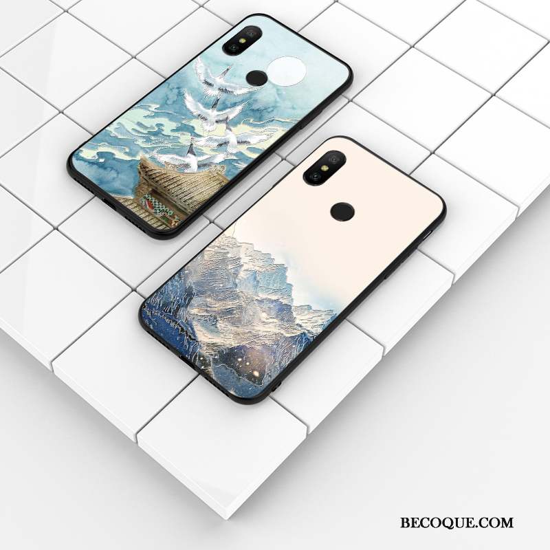 Redmi Note 6 Pro Personnalisé Délavé En Daim Protection Petit Silicone Coque