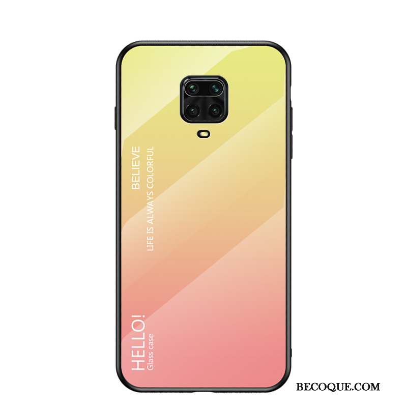 Redmi Note 9 Pro Tout Compris Jaune Marque De Tendance Incassable Protection Coque