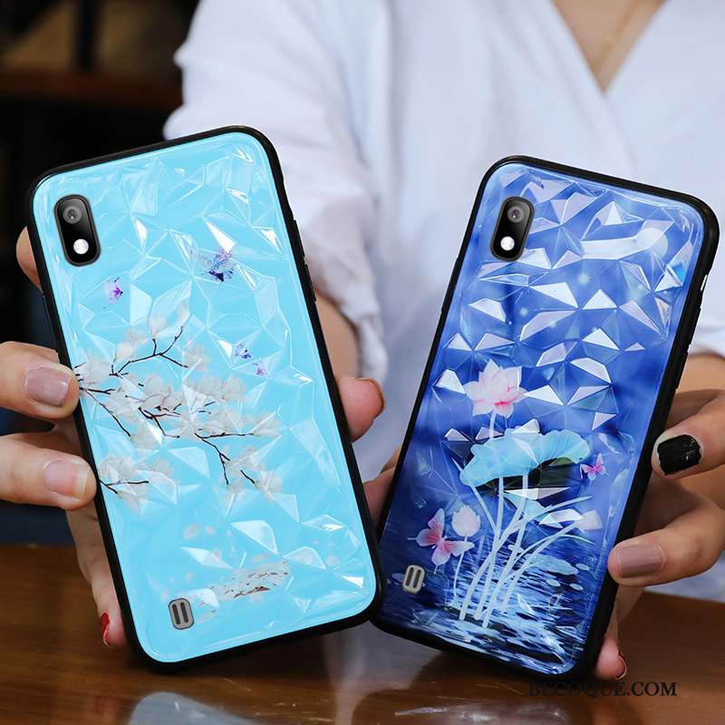 Samsung Galaxy A10 Coque De Téléphone Amoureux Miroir Personnalité Tout Compris Silicone