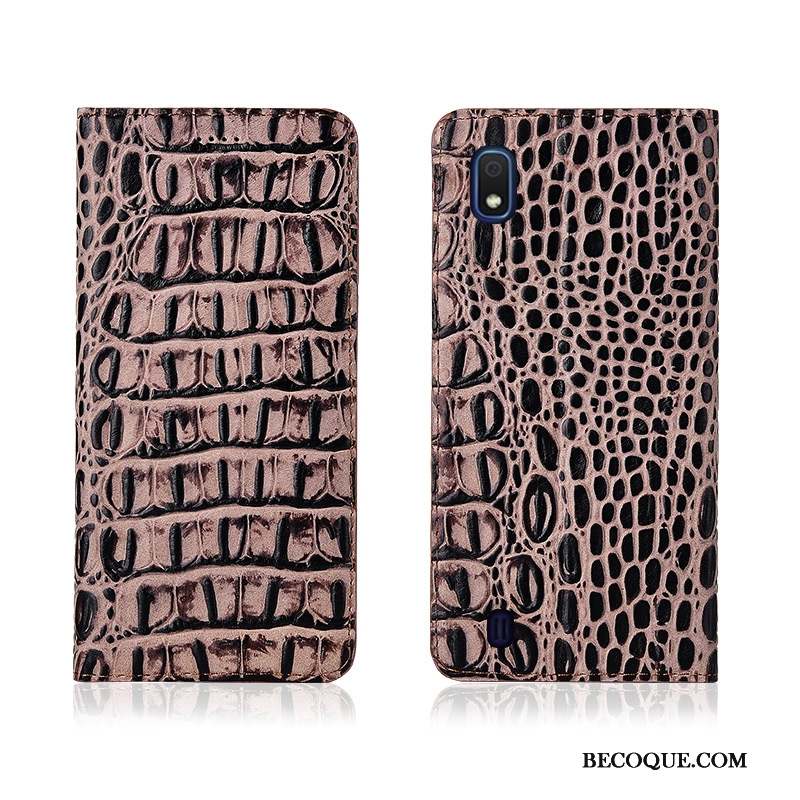 Samsung Galaxy A10 Housse Clamshell Coque De Téléphone Étui En Cuir Incassable Téléphone Portable