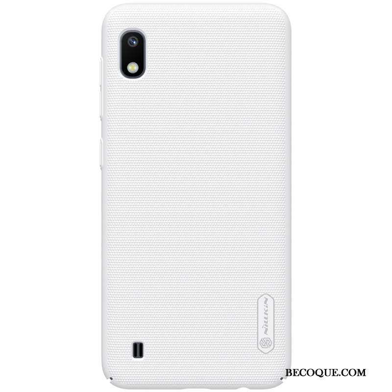 شكل الفك الطبيعي Samsung Galaxy A10 Protection Étui Blanc Téléphone Portable Luxe Coque De Téléphone