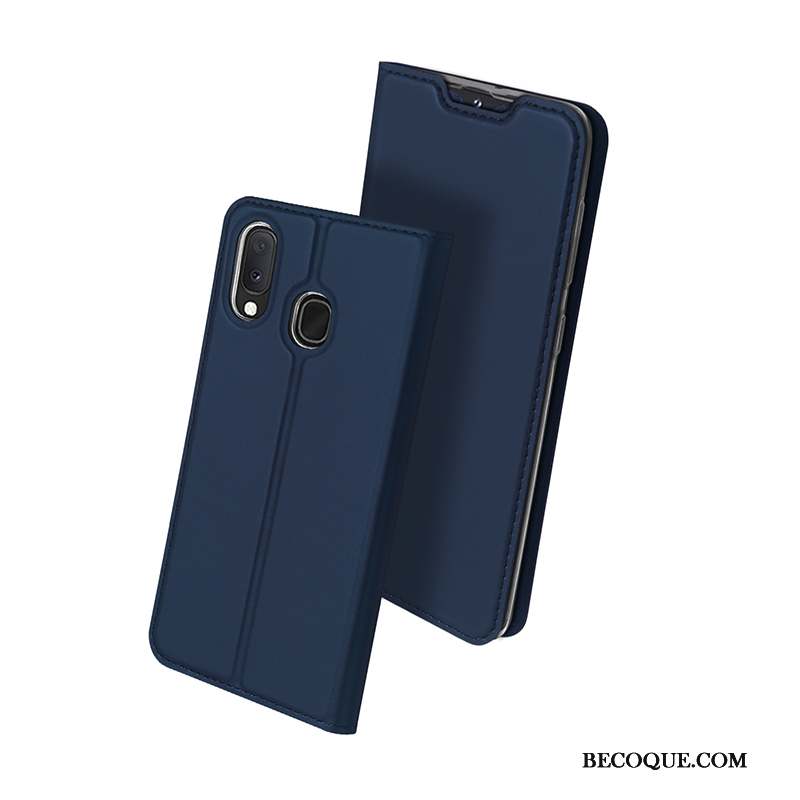 Samsung Galaxy A20e Bleu Coque Tout Compris Fluide Doux Clamshell Téléphone Portable