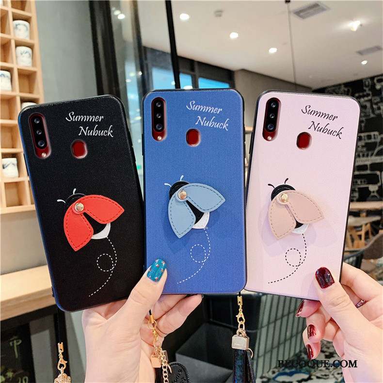 Samsung Galaxy A20s Incassable Coque Tendance Fluide Doux Petit Étui