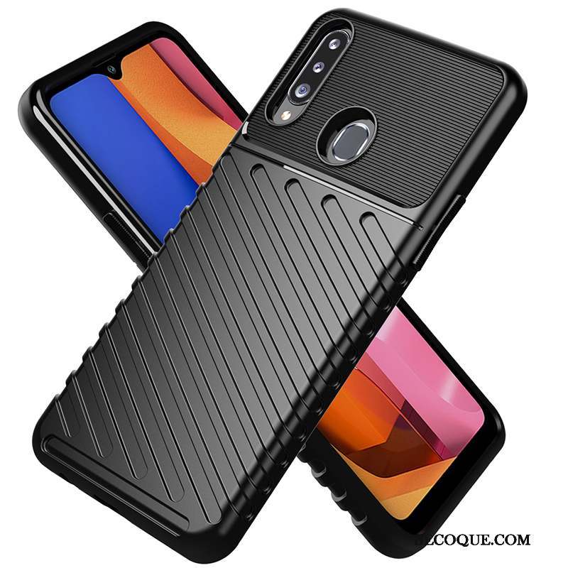 Samsung Galaxy A20s Protection Noir Téléphone Portable Tout Compris Coque De Téléphone Incassable