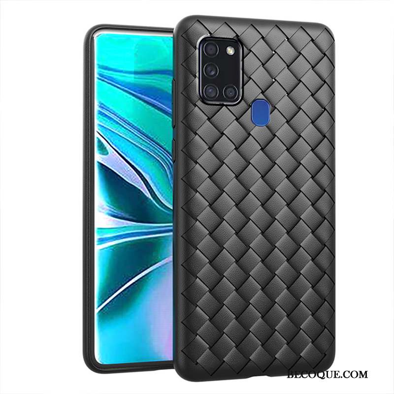 Samsung Galaxy A21s Refroidissement Coque De Téléphone Tempérer Membrane Noir Tout Compris