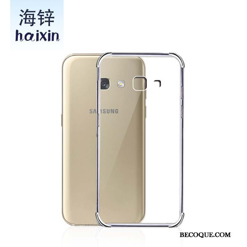 Samsung Galaxy A3 2017 Blanc Incassable Tout Compris Silicone Coque De Téléphone Étui