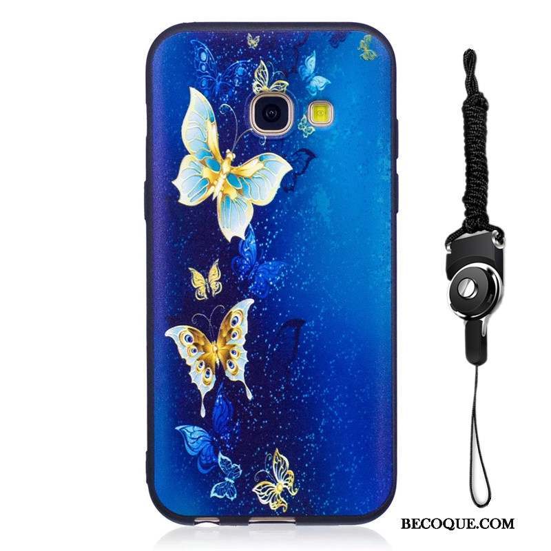 Samsung Galaxy A3 2017 Bleu Coque De Téléphone Étui Dessin Animé Fluide Doux