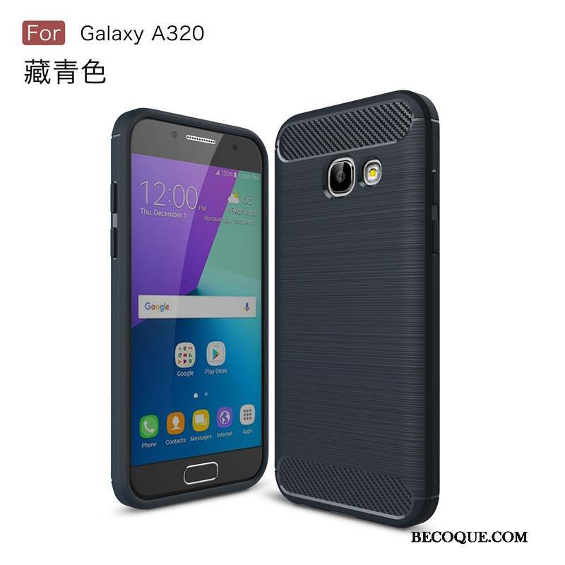 Samsung Galaxy A3 2017 Coque Fluide Doux Incassable Téléphone Portable Difficile Étui Protection