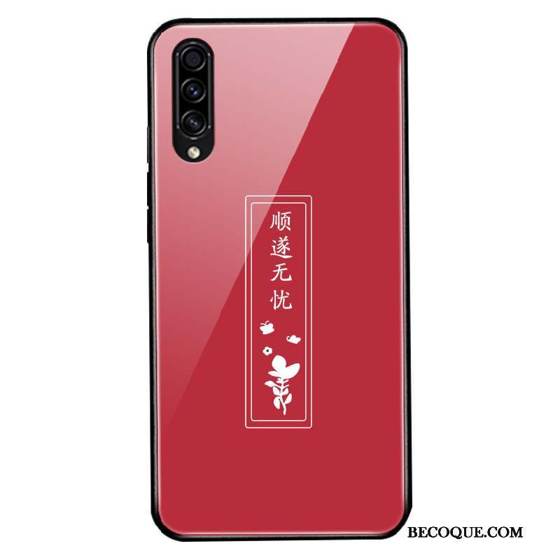 Samsung Galaxy A30s Coque Silicone Incassable Verre Protection Créatif Personnalité