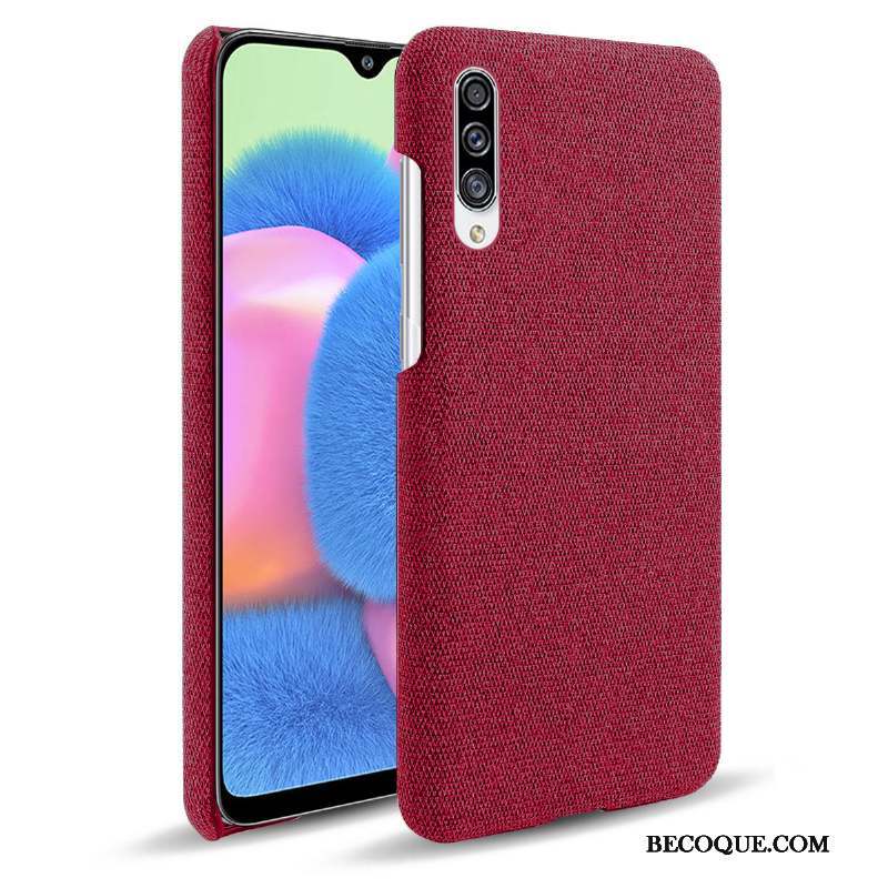 Samsung Galaxy A30s Rouge Étui Coque De Téléphone Sac Protection