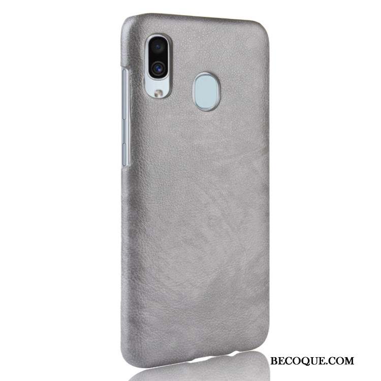 Samsung Galaxy A40 Gris Qualité Coque De Téléphone Difficile Protection Modèle Fleurie