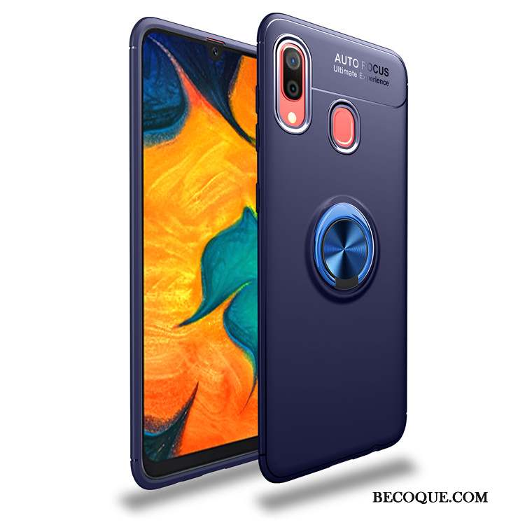 Samsung Galaxy A40 Incassable Tout Compris Étui Fluide Doux Coque De Téléphone Bleu