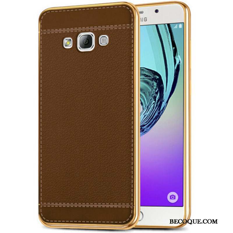 Samsung Galaxy A5 2015 Coque De Téléphone Placage Protection Tout Compris Cuir Modèle Fleurie