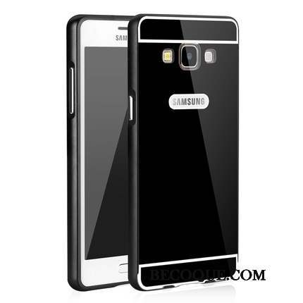 Samsung Galaxy A5 2015 Coque Incassable Couvercle Arrière Border Noir Étui Protection