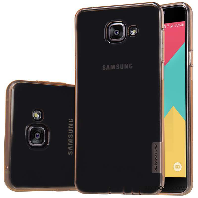 Samsung Galaxy A5 2016 Coque De Téléphone Transparent Protection Silicone Fluide Doux Étui