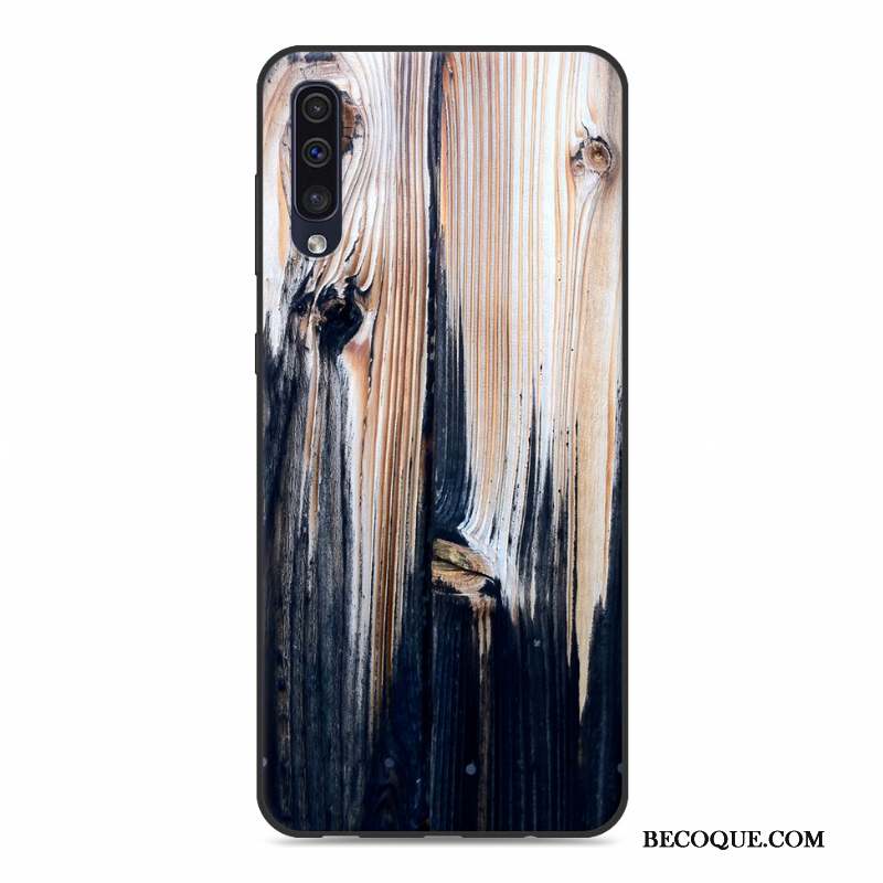 Samsung Galaxy A50 Coque En Silicone Incassable De Téléphone Nouveau Tendance Bleu Marin