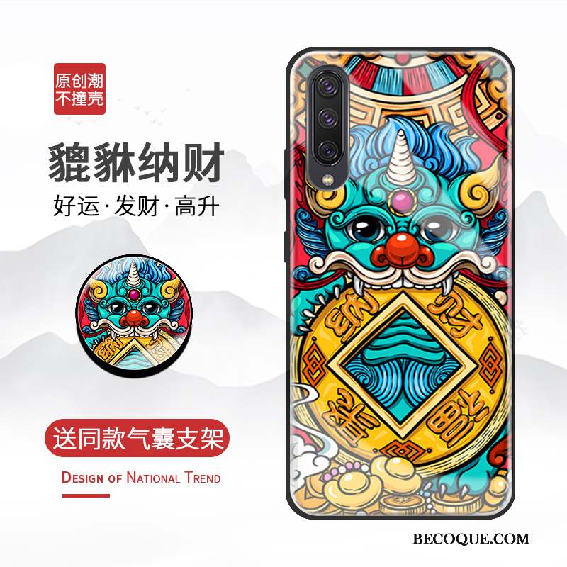 Samsung Galaxy A50 Coque Personnalisé Verre Personnalité Style Chinois Charmant Tout Compris