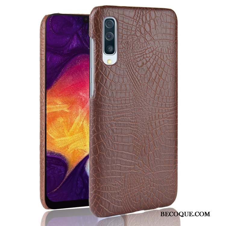 Samsung Galaxy A50 Protection Étui Crocodile Modèle Coque Difficile De Téléphone