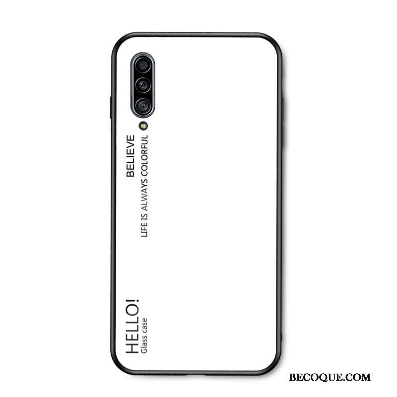 Samsung Galaxy A50s Nouveau Vent Silicone Téléphone Portable Blanc Coque