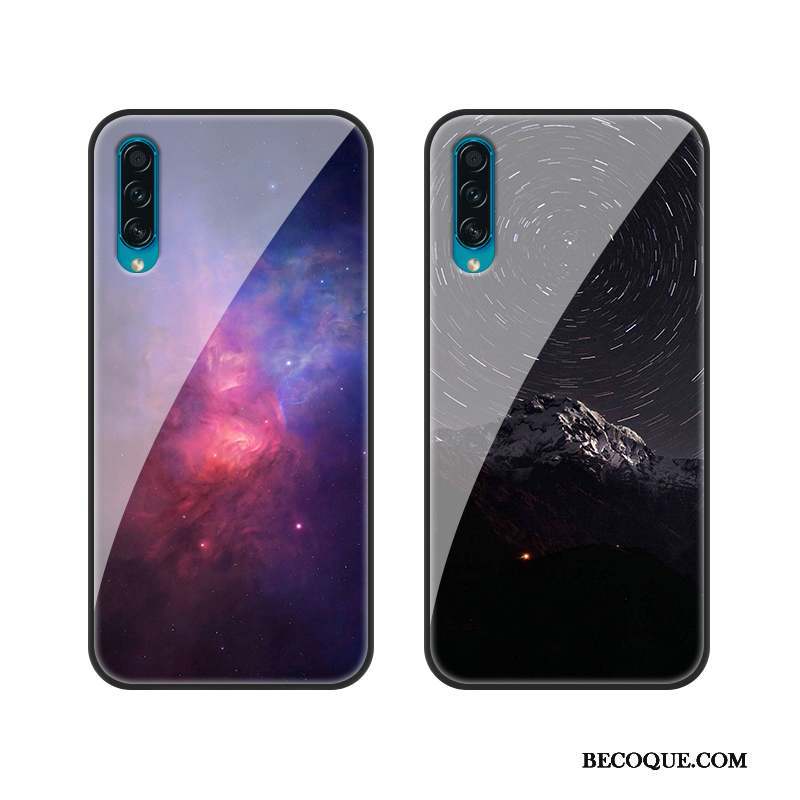 Samsung Galaxy A50s Étui Incassable Verre Coque De Téléphone Noir Personnalité