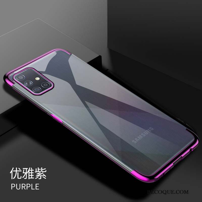 Samsung Galaxy A51 Violet Incassable Fluide Doux Tout Compris Étui Coque