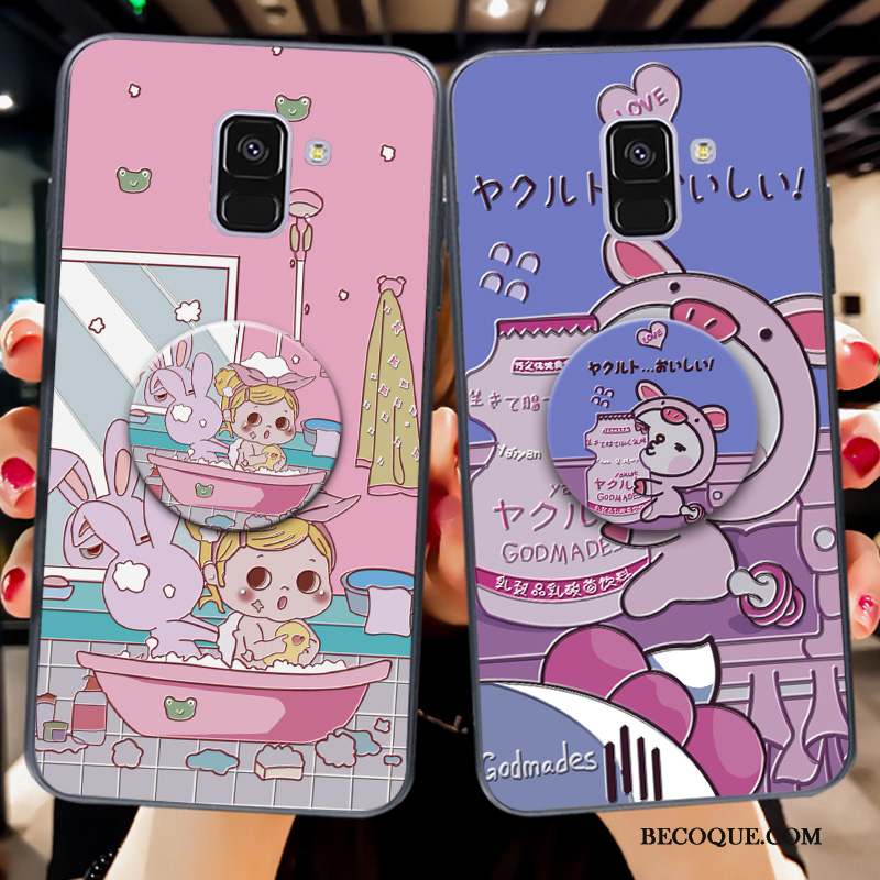 Samsung Galaxy A6 Coque Charmant Ballon Incassable Créatif Ornements Suspendus Dessin Animé