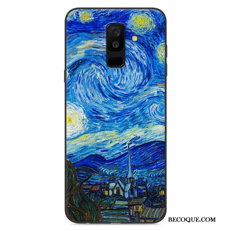 Samsung Galaxy A6+ Incassable Tendance Coque De Téléphone Tout Compris Dessin Animé Étui