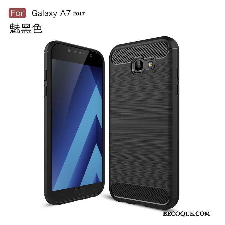 Samsung Galaxy A7 2017 Protection Dessin Animé Coque Silicone Incassable Étui