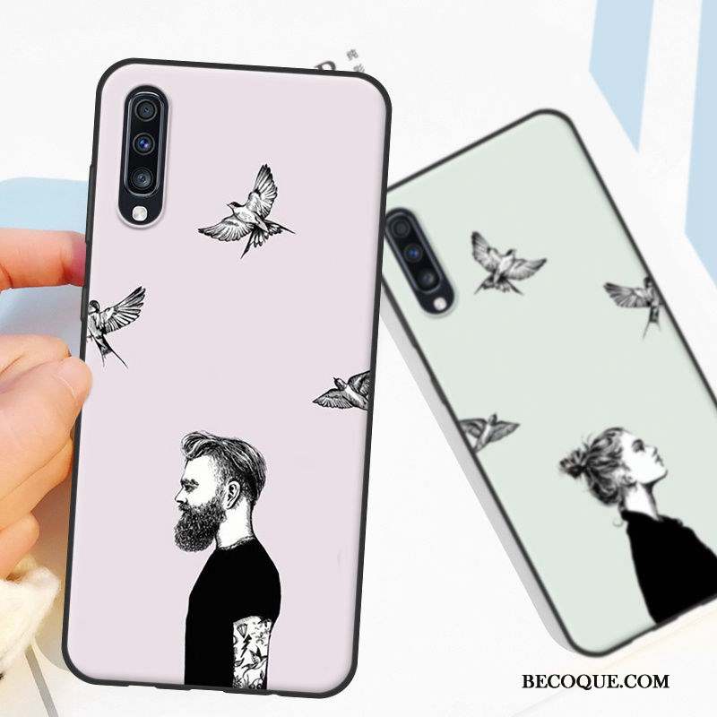 Samsung Galaxy A70 Téléphone Portable Créatif Étui Tendance Coque Fluide Doux