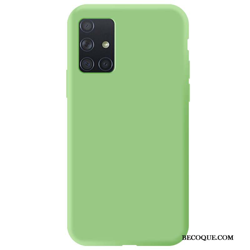 Samsung Galaxy A71 Coque De Téléphone Tout Compris Incassable Petit Protection Vert