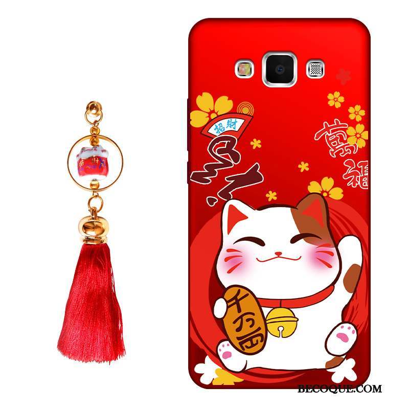 Samsung Galaxy A8 Coque Silicone Incassable Richesse Nouveau Protection Chat