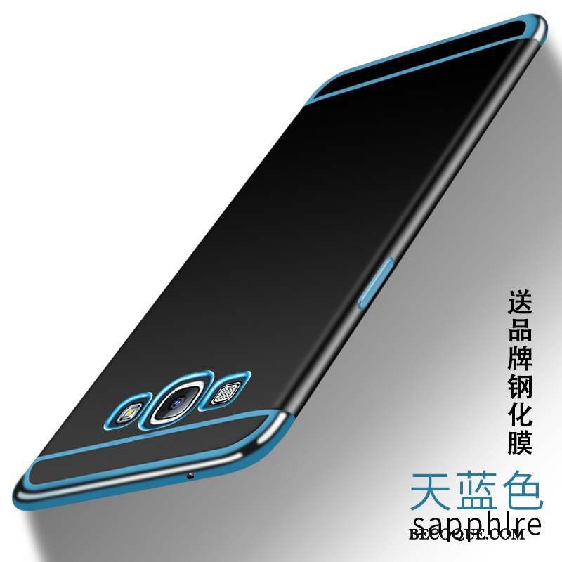Samsung Galaxy A8 Coque Tout Compris Incassable Étui Bleu Protection Silicone