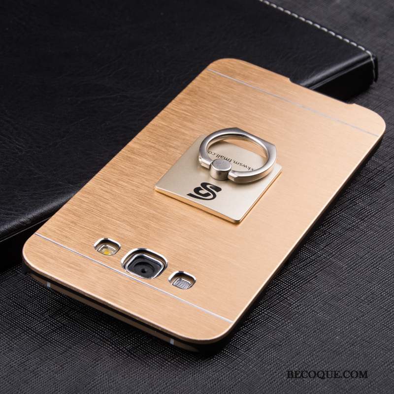 Samsung Galaxy A8 Or Coque De Téléphone Créatif Métal Tendance Difficile