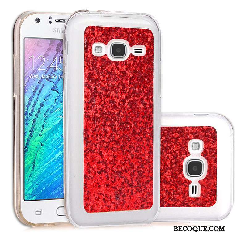 Samsung Galaxy J3 2016 Rose Protection Silicone Rouge Coque De Téléphone Étui