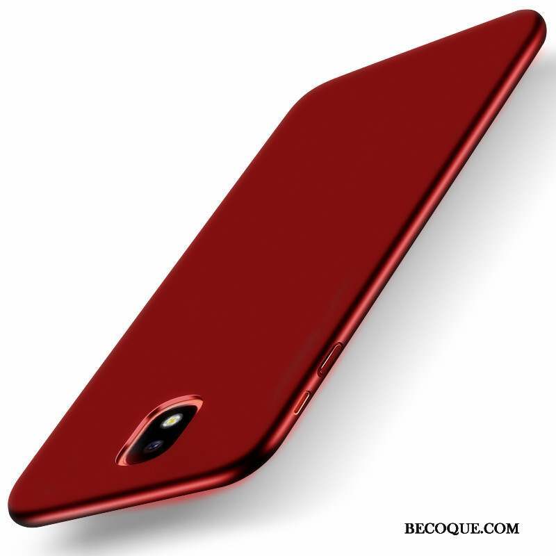 Samsung Galaxy J5 2017 Protection Tout Compris Difficile Coque De Téléphone Rouge Étui