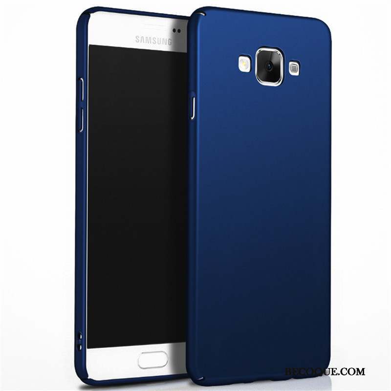 Samsung Galaxy J7 2016 Protection Coque De Téléphone Téléphone Portable Délavé En Daim Bleu Étui