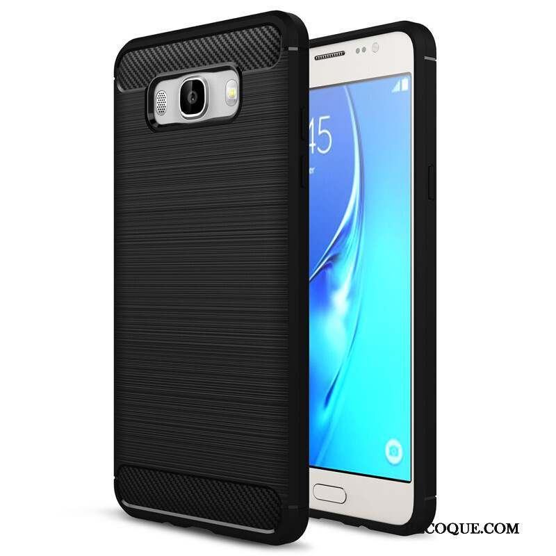 Samsung Galaxy J7 2016 Tout Compris Étui Incassable Silicone Coque De Téléphone Noir