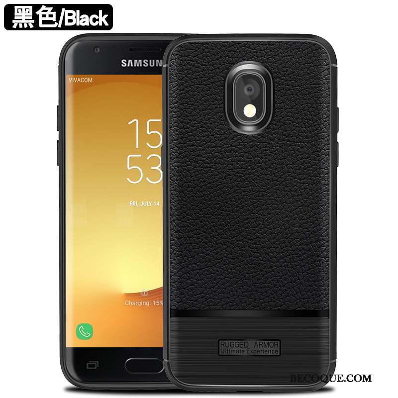 Samsung Galaxy J7 2017 Noir Modèle Fleurie Étui Protection Coque De Téléphone Incassable