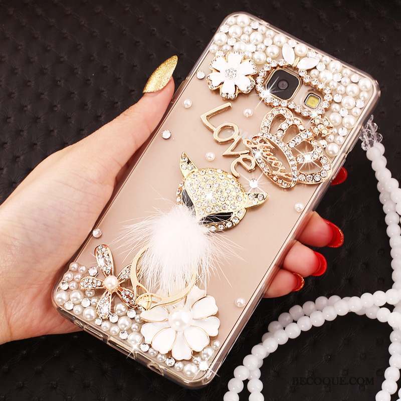 Samsung Galaxy J7 2017 Strass Incassable Protection Étui Or Coque De Téléphone