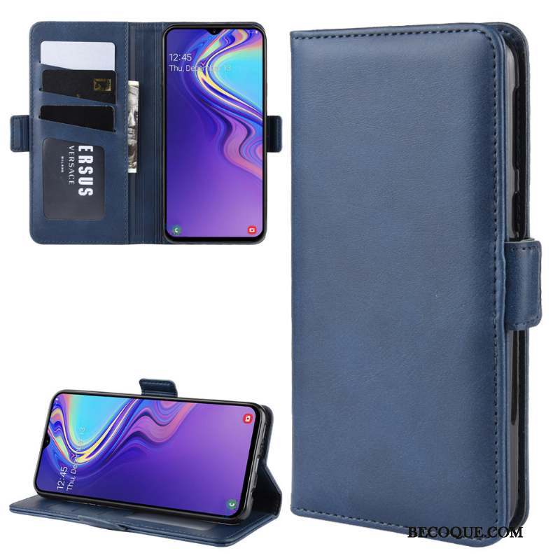 Samsung Galaxy M20 Bovins Nouveau Bicolore Coque De Téléphone Modèle Fleurie Étui