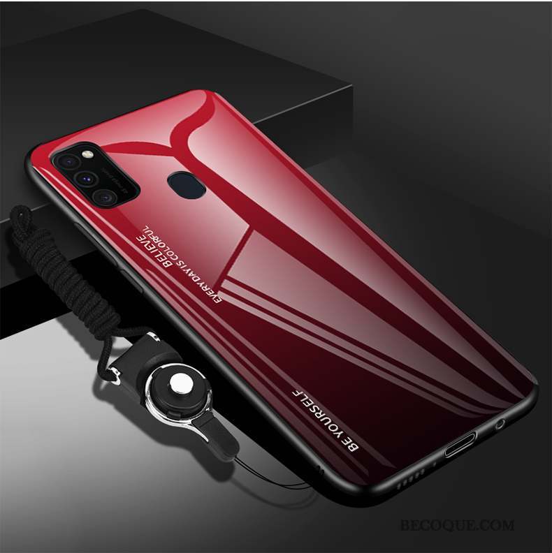 Samsung Galaxy M30s Coque De Téléphone Tout Compris Silicone Étui Miroir Très Mince