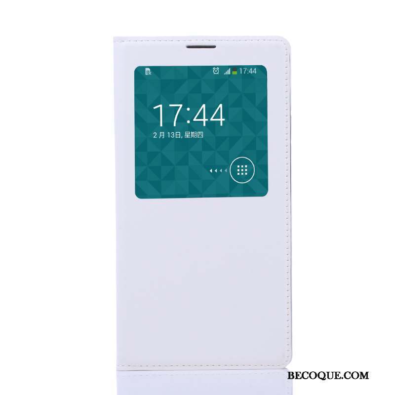 Samsung Galaxy Note 3 Housse Coque De Téléphone Blanc Étui Protection Étui En Cuir