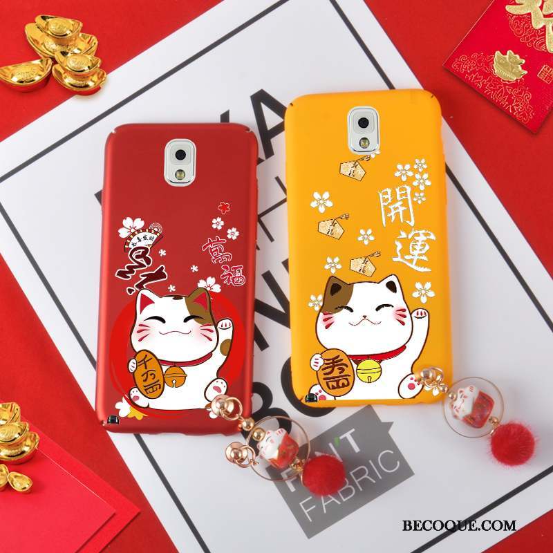 Samsung Galaxy Note 3 Nouveau Coque De Téléphone De Fête Délavé En Daim Chat Étui