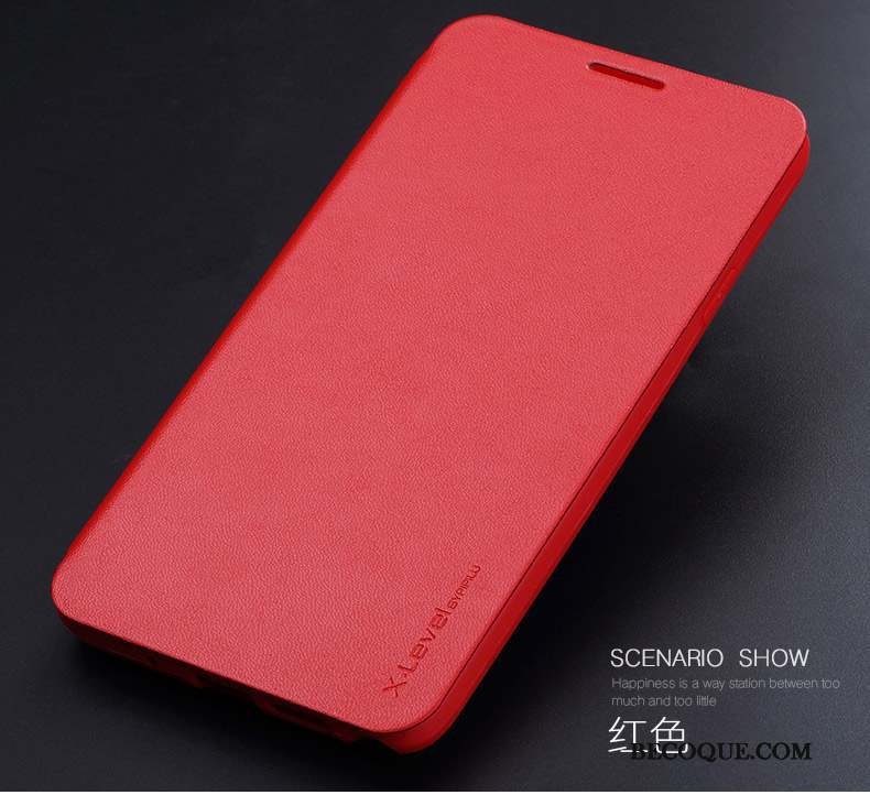 Samsung Galaxy Note 3 Tout Compris Étui Coque De Téléphone Foncé Rouge Étui En Cuir