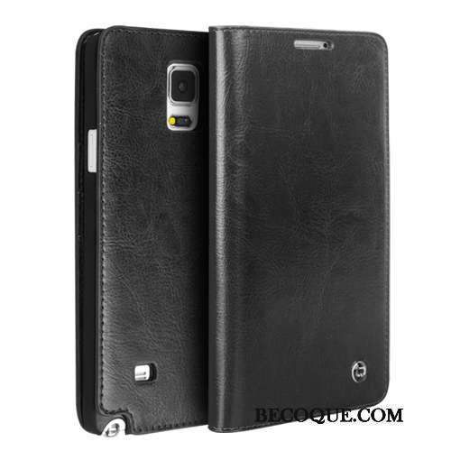 Samsung Galaxy Note 4 Cuir Véritable Housse Protection Étui Coque Téléphone Portable